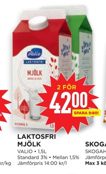Willys Hemma Laktosfri mjölk erbjuda