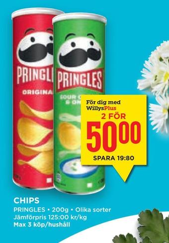 Willys Hemma Chips erbjuda