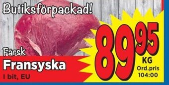 Supergrossen Farsk Fransyska erbjuda