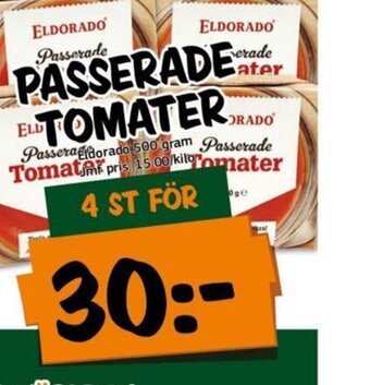 Bazaar Food market PASSERADE TOMATER erbjuda