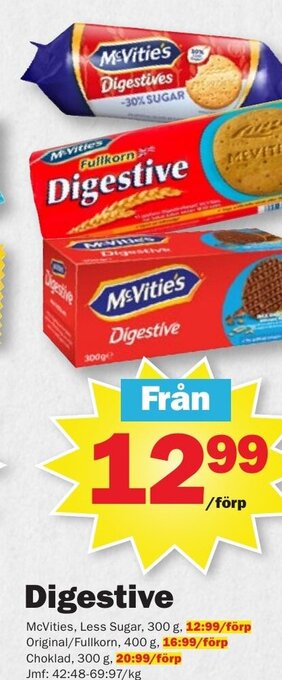 Pekås Digestive erbjuda