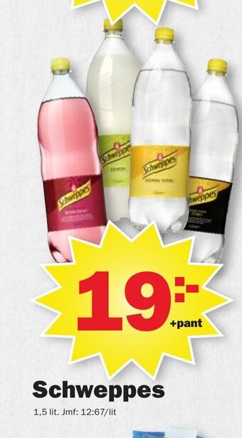 Pekås Schweppes erbjuda