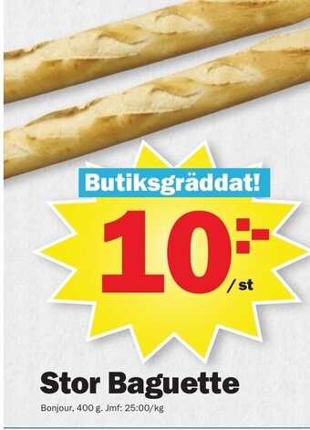 Pekås Stor Baguette erbjuda