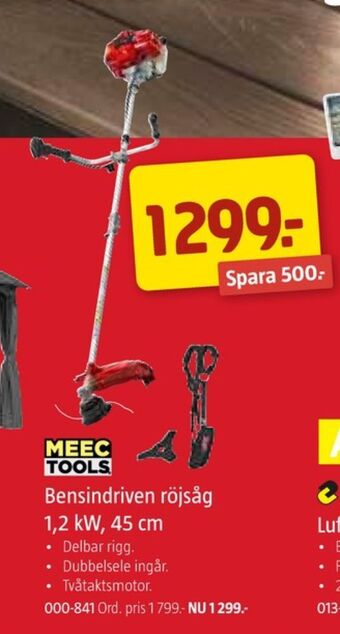 Jula Meec tools grästrimmer erbjuda