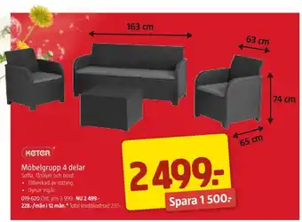 Jula Keter utemöbler erbjuda