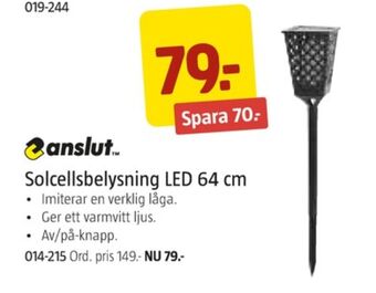 Jula Anslut solcellslampor erbjuda