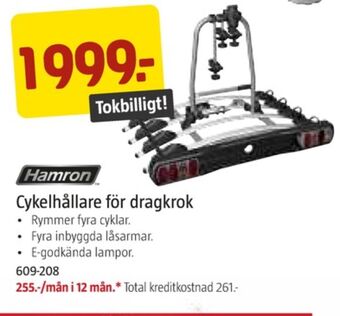 Jula Hamron cykelhållare erbjuda