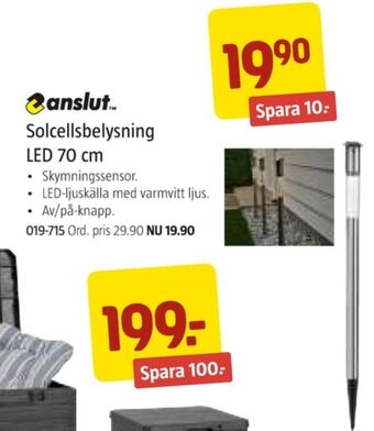 Jula Anslut solcellslampor erbjuda