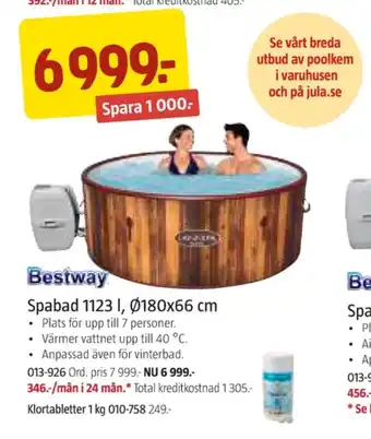 Jula Bestway utespa erbjuda
