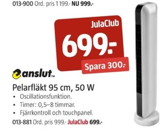 Jula Anslut golvfläkt erbjuda