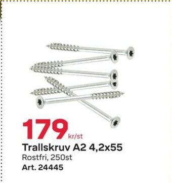 Byggmax Trallskruv A2 4,2x55 erbjuda