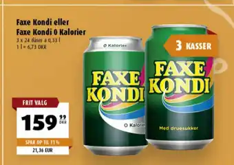 Scandinavian Park Faxe Kondi Läskedryck erbjuda