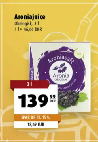 Scandinavian Park Aronia Saft erbjuda