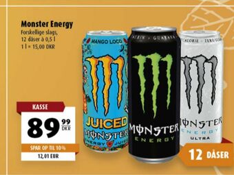 Scandinavian Park Monster Energidryck erbjuda