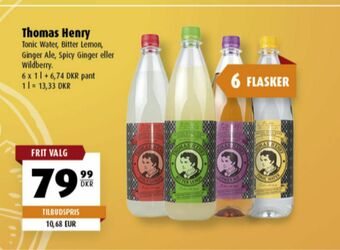 Scandinavian Park Thomas Henry Tonic erbjuda