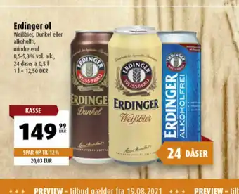 Scandinavian Park Erdinger Weissbier Öl erbjuda
