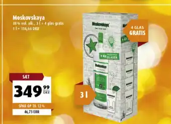 Scandinavian Park Moskovskaya Vodka erbjuda
