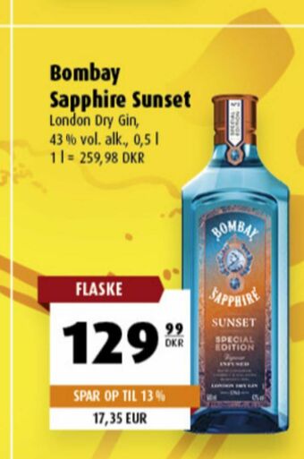 Scandinavian Park Bombay Sapphire Gin erbjuda