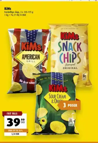 Scandinavian Park Kims Chips erbjuda
