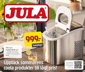 Jula Ismaskin 100 w, 2,2 l erbjuda