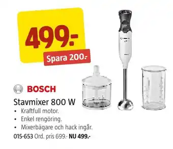 Jula Stavmixer 800 w erbjuda