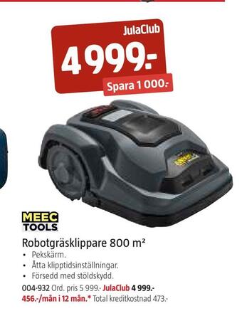 Jula Robotgräsklippare 800 m2 erbjuda