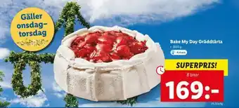 Lidl Bake my day gräddtårta erbjuda