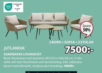 JYSK Sandbakke loungeset erbjuda