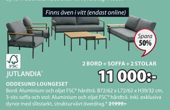 JYSK Oddesund loungeset erbjuda