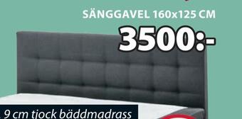 JYSK Sänggavel 160x125 cm erbjuda