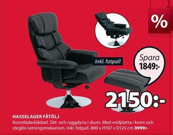 JYSK Hasselager fåtölj erbjuda