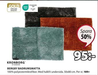JYSK Bergby badrumsmatta erbjuda