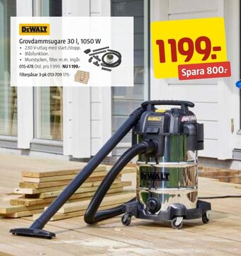 Jula Grovdammsugare 30 I, 1050 W erbjuda