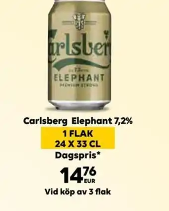 Border Shop Carlsberg Elephant 7,2% erbjuda