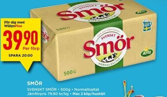 Willys SMÖR erbjuda