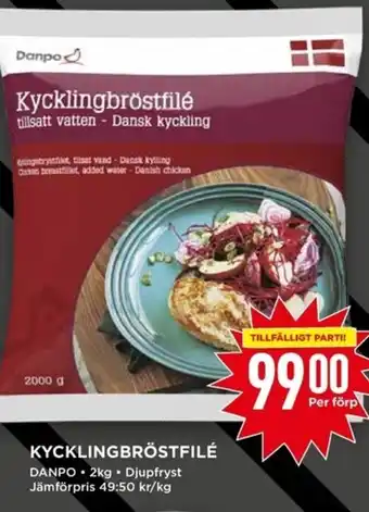 KYCKLINGBRÖSTFILÉ DANPO