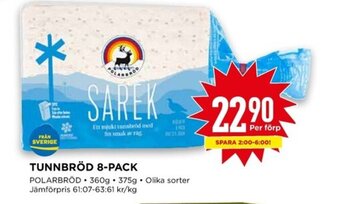 Willys TUNNBRÖD 8-PACK erbjuda