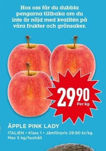 Willys ÄPPLE PINK LADY erbjuda