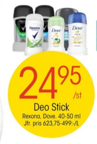 EKO Dove deodorant roll-on erbjuda
