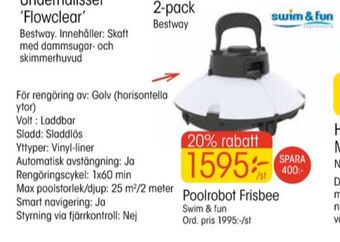 EKO Swim & fun poolrobot erbjuda