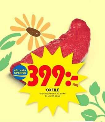 ICA Kvantum Scan oxfilé erbjuda