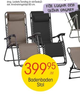 EKO Fritab solstol erbjuda