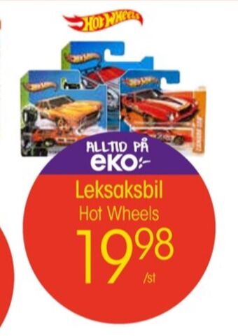 EKO Hot wheels bilar erbjuda