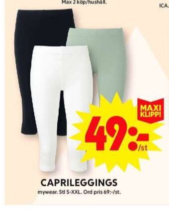 ICA Maxi Mywear leggings erbjuda