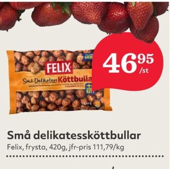 Hemköp Felix köttbullar erbjuda