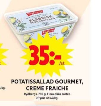 ICA Maxi Rydbergs potatissallad erbjuda