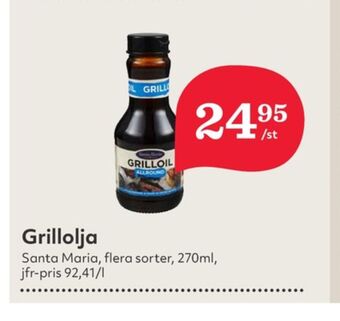 Hemköp Santa maria grillolja erbjuda