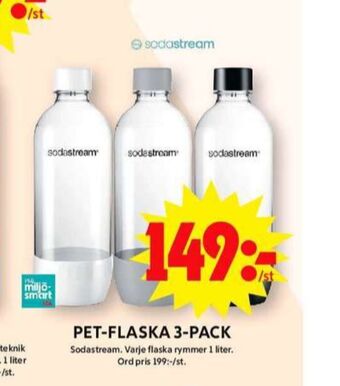 ICA Maxi Sodastream flaskor erbjuda
