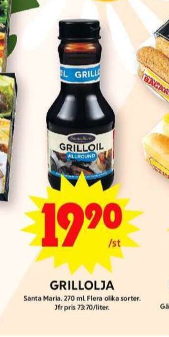 ICA Maxi Santa maria grillolja erbjuda