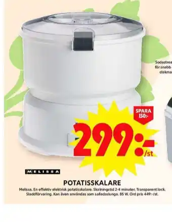 ICA Maxi Melissa potatisskalare erbjuda